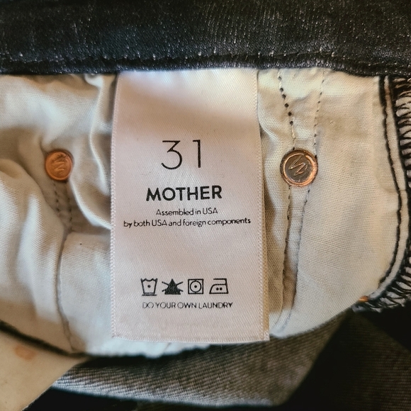 MOTHER Looker Ankle Fray Crash‎ and Burn Jeans - Picture 9 of 13